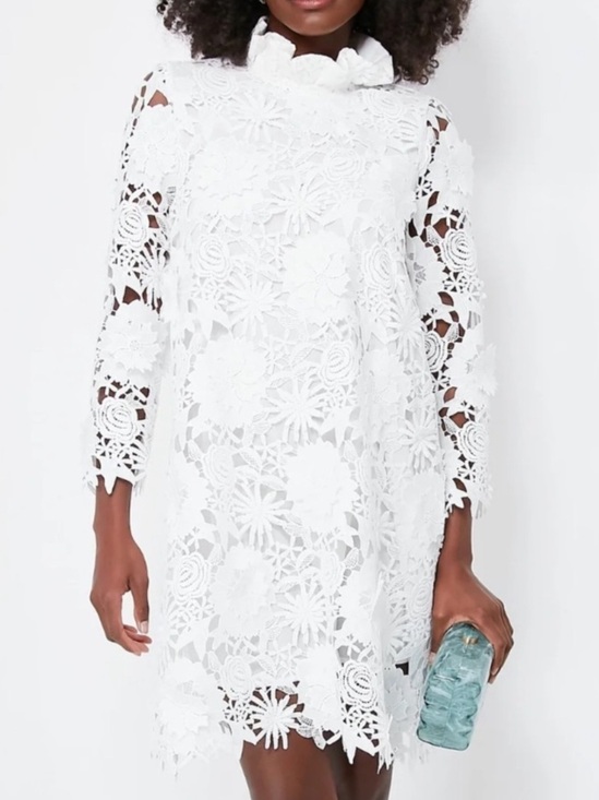Tuckernuck Dresses & Skirts - TUCKERNUCK Blanc Guipure Lace Daphne Dress XXS BRIDAL SHOWER Bridal Shower